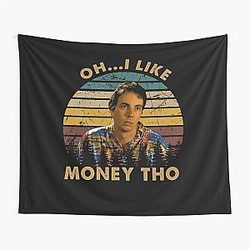 Retro Idiocracy Money Tapestry
