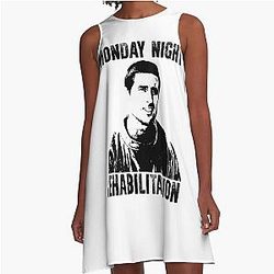 black art monday idiocracy a-line dress