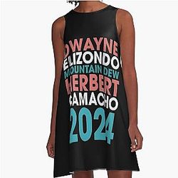 Mountain Dew Herbert A Line Dress