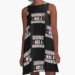 Idiocracy Documentary A-Line Dress