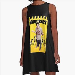 Mens Funny Idiocracy A Line Dress