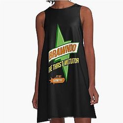 Brawndo The Thirst Mutilator Idiocracy inspired A Line Dress