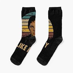 Retro vintage face like idiocracy movie art socks
