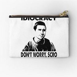 Idiocracy Zipper Pouch