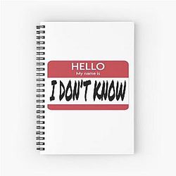 Hello My Name Is Idiocracy Movie Quote Spiral Notebook