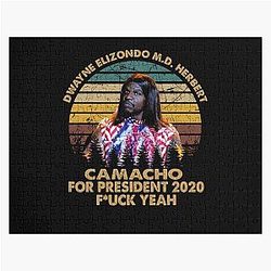 Camacho for President Idiocracy Movie I Like Money Jigsaw Puzzle