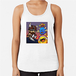 Idle Slayer Unique Pixel Motif Idle Slayer Tank Tops