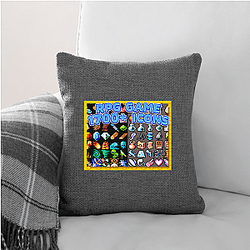 Idle Slayer Progression Graphic Idle Slayer Pillows Cover