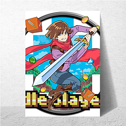 Idle Slayer Dedicated Player Look Idle Slayer Posters
