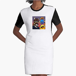Idle Slayer Unique Pixel Motif Idle Slayer Dresses