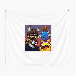 Idle Slayer Unique Pixel Motif Idle Slayer Tapestries
