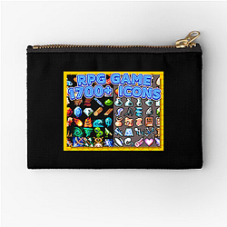 Idle Slayer Grindy Aesthetic Idle Slayer Zipper Pouches