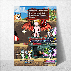 IdleOn Wacky Classes Tee Idle On Posters