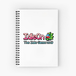 IdleOn Pixel Art Power Graphic Idle On Notebook