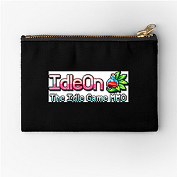IdleOn Pixel Art Power Graphic Idle On Zipper Pouches
