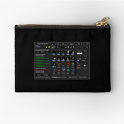 Idling to Rule the Gods Rule Them All Design Idling To Rule The Gods Zipper Pouches