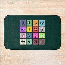 IDOLiSH7 Music Symbol Bath Mat