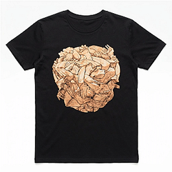 Entangled Limbs Sphere Flesh LA1009 Igorrr T-Shirts