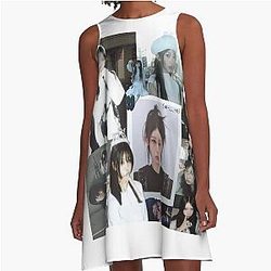 Moka Collage A-Line Dress