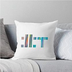 ILLIT Album, holo logo, logo, Kpop, Merch, Tshirt Throw Pillow