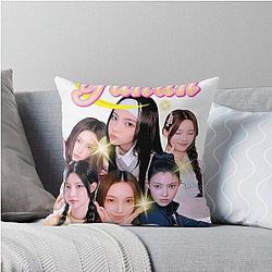 ILLIT Yunah Throw Pillow
