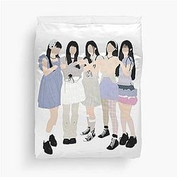 ILLIIT Magnetic Minimalist Kpop Duvet Cover