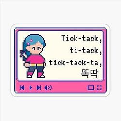 Little Tick-Tack Sticker