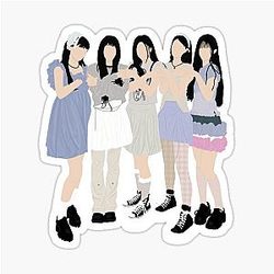 ILLIT Magnetic Minimalist Kpop Sticker