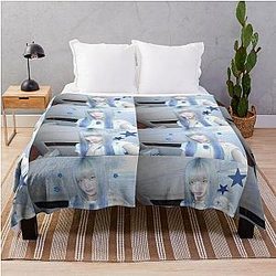 Illiterate Iroha Cute Throw Blanket
