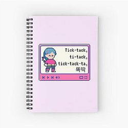Illit Tick Spiral Notebook