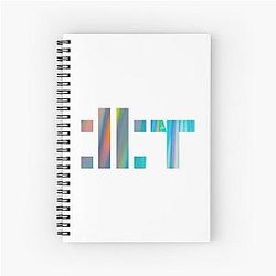 ILLIT Album, illit holographic logo, Illit Kpop, Illit Merchandise, Illit Logo, Kpop, T-Shirt Spiral Notebook