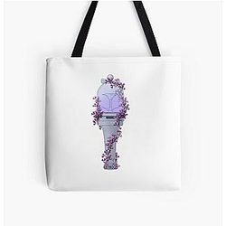 ILLIT Floral Lightstick kpop Tote Bag