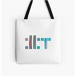 Illit Album, holographic logo, Illit kpop, Illit Merch, Logo, Kpop, T-shirt All Over Print Tote Bag