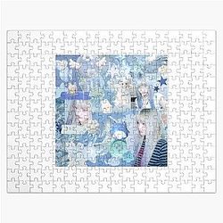 Irrea Ocean Blue Dreamcore Collage Jigsaw Puzzle