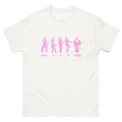 Pink Group Silhouette Tee LA 1206 ILLIT T-Shirts