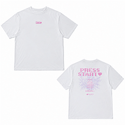 Press Start Pixel Pink Cities LA3007 ILLIT T-Shirts