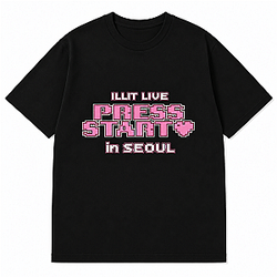 Live Press Start In Seoul Pink LA3007 ILLIT T-Shirts