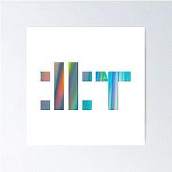 Illit Album, holographic logo, ILLIT Merch, Kpop Tshirt Poster