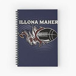 Ilona Maher Rugby Union USA team Spiral Notebook