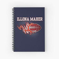 Ilona Maher Rugby USA team Spiral Notebook