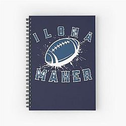 Ilona Maher USA Rugby team Spiral Notebook