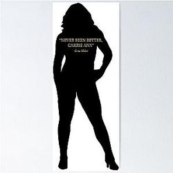 Never Been Better Carrie Ann DWTS Ilona Maher Poster