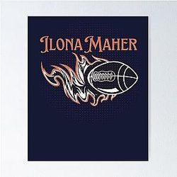 Ilona Maher Rugby USA Team Poster
