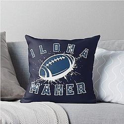 Ilona Maher Rugby Union USA team Throw Pillow