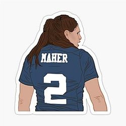 Ilona Maher Rugby Sevens Jersey USA Sticker