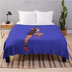 Ilona Maher Rugby Sevens USA Throw Blanket