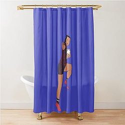 Ilona Maher Rugby Sevens USA Shower Curtain