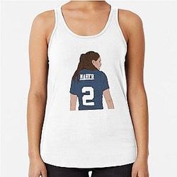 Ilona Maher Rugby Sevens Jersey USA Racerback Tank Top