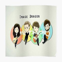 La meilleure conception de Imagine Dragons Affiche RB1008