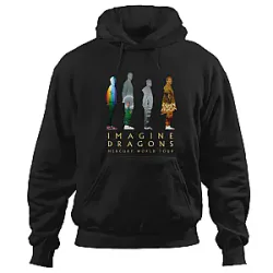 Imagine Dragons Hoodies - Mercury World Tour Silhouette Edition